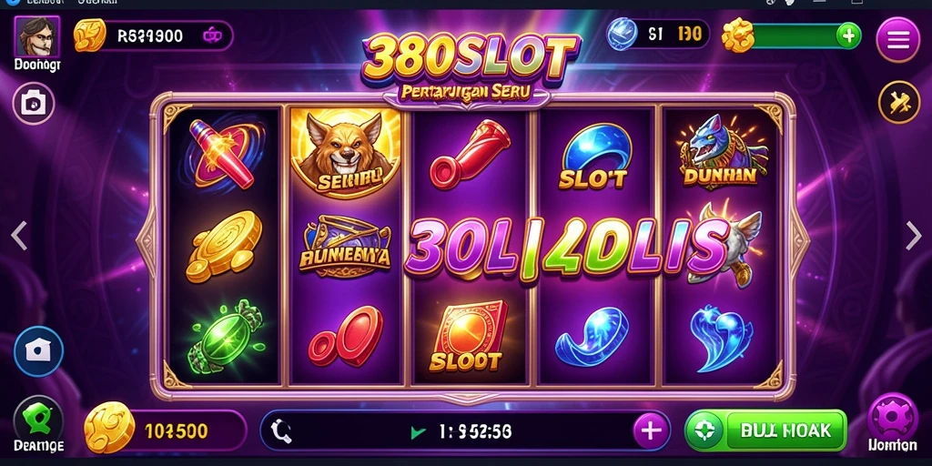 Gameplay 380SLOT menampilkan pertarungan intens yang mengasyikkan.