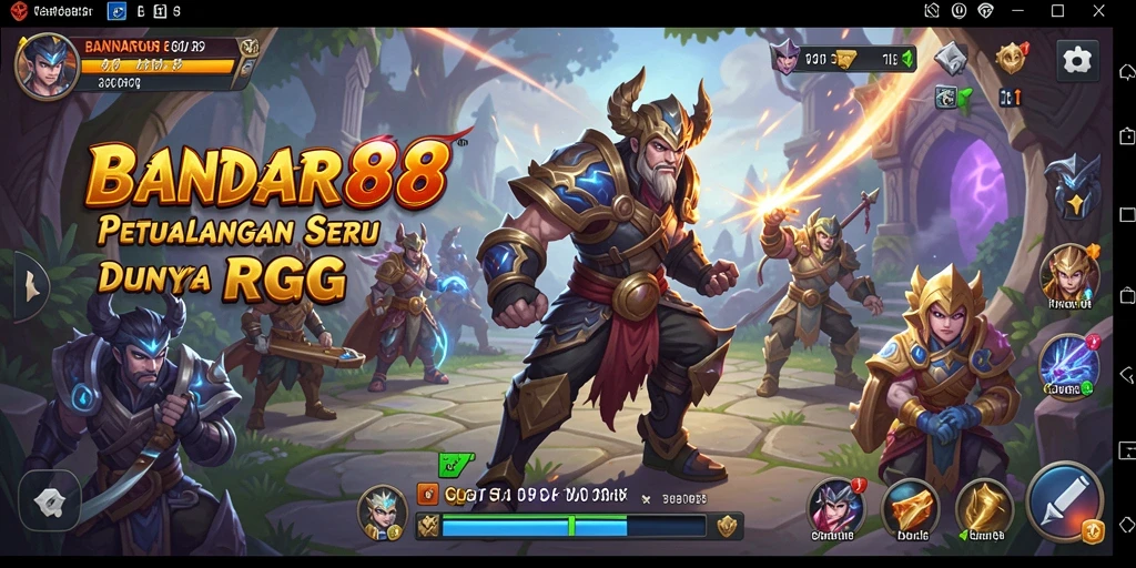 Tangkapan layar menunjukkan aksi seru dalam <strong>BANDAR88</strong> saat bertarung melawan monster.