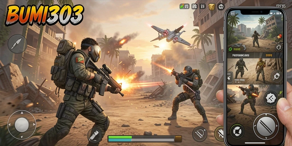 Tampilan gameplay BUMI303 yang memukau dan menegangkan.